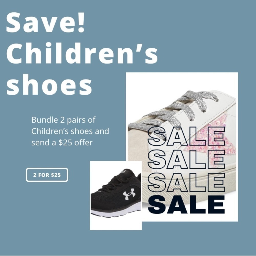 All Children’s shoes